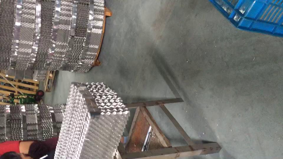 金属孔板波纹填料 304 316L不锈钢孔板波纹填料 精填牌萍乡金达莱